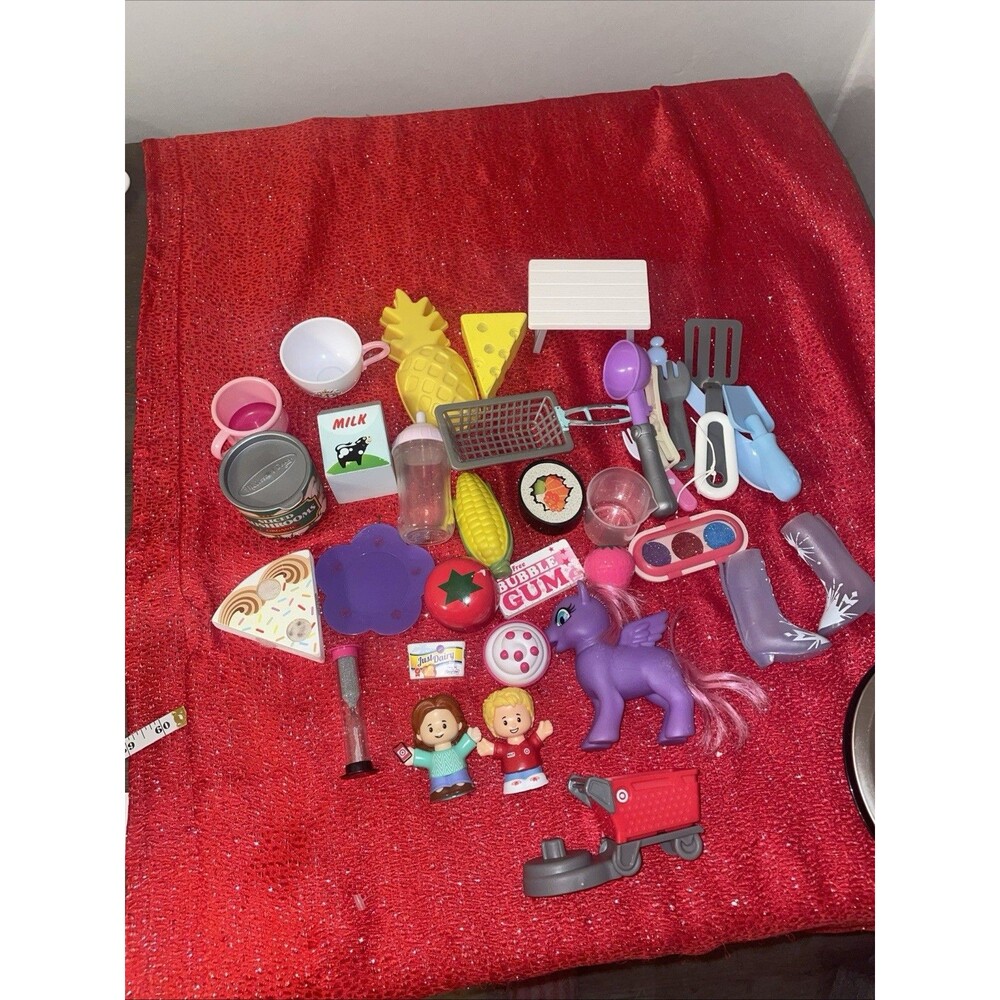 Children’s Pretend Play Food And Kitchen Toys mixed Lot Girls Items 30+